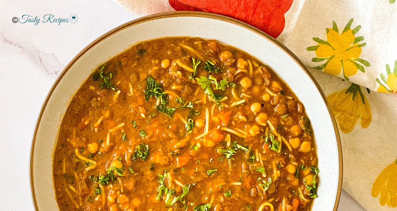 lentil and chickpea soup recipe