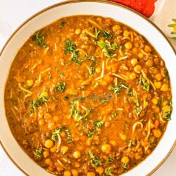 lentil and chickpea soup recipe